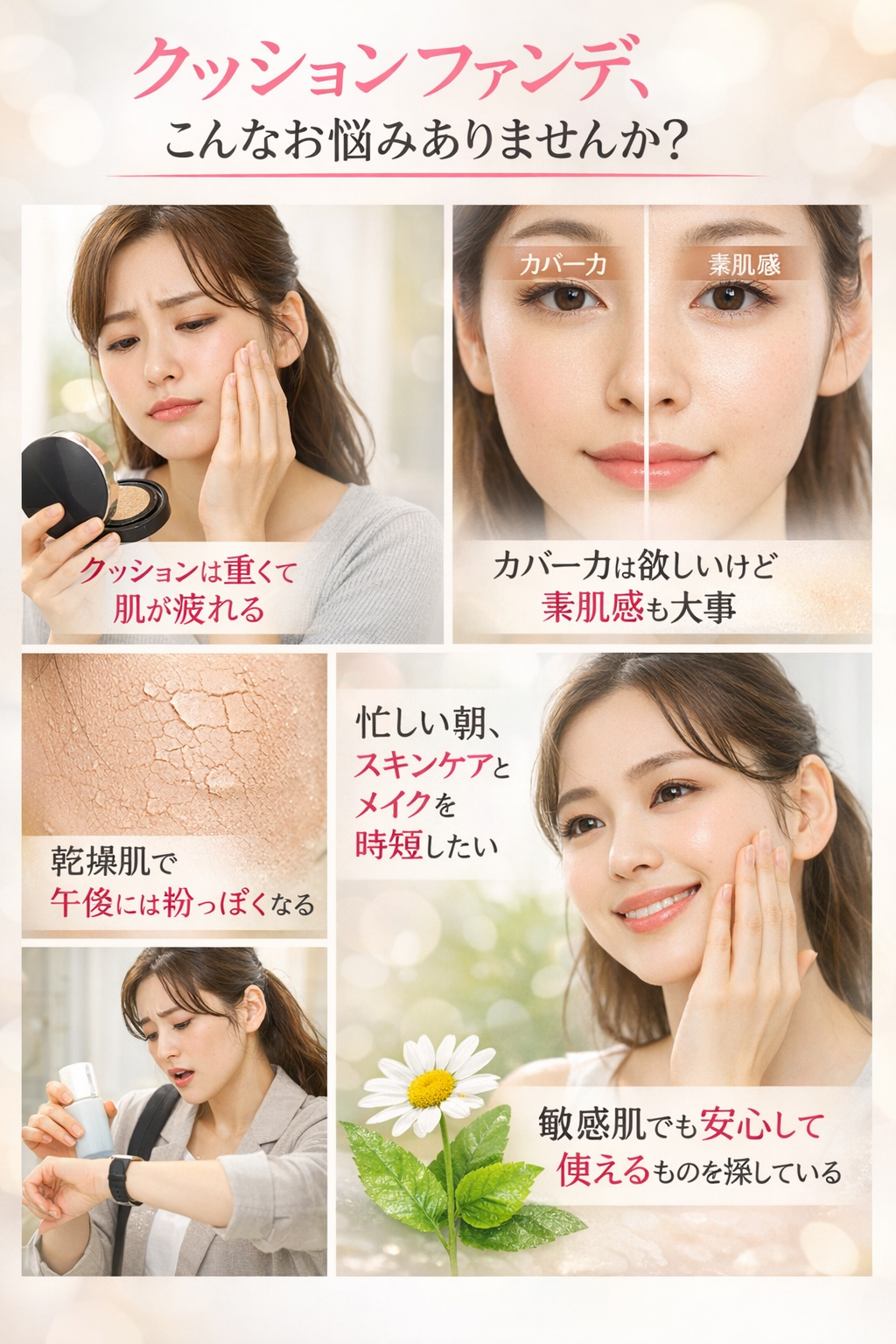 ファンデーションの悩み